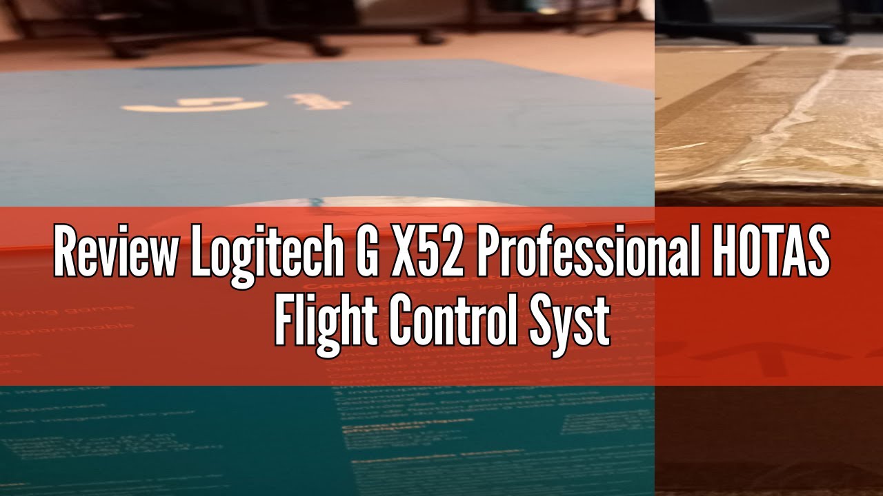 Review Logitech G X52 Professional HOTAS Flight Control System, Black, 37.08 x 26.67 x 23.88 cm