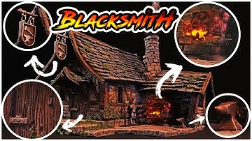 Dwarven Blacksmith Wargaming Terrain! FREE STL files! 🛠🏆