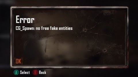 G_Spawn challenge in Black Ops 2 Zombies - CG_Spawn Error in Theater Mode