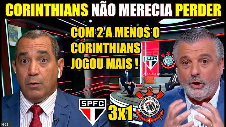 PÓS JOGO ! CORINTHIANS JOGOU MAIS QUE O SÃO PAULO MELHORES MOMENTOS SÃO PAULO 3X1 CORINTHIANS