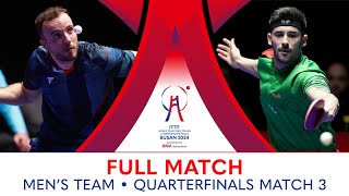 FULL MATCH | GAUZY Simon vs GERALDO Joao | MT QF | #ITTFWorlds2024