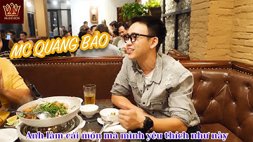 MC QUANG BẢO ăn say mê và khen món chả cá quá "xuất sắc" khiến ông chủ Nguyên Khang bất ngờ