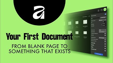 Create Your First Affinity Layout Document (Step-by-Step Tutorial)🧾