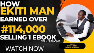 How I Received Over #100,000 In My Paystack Account Selling 1 Ebook 😁💪. I Want To Teach You Today.