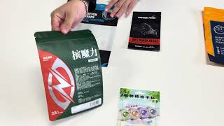 Zip Bags for Tea Chocolate Electronics Storage