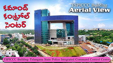 TSPICCC Building Telangana State Police Integrated Command Control Centre | Aerial view| Telangana99