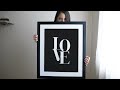 Love framed art print  la galerie de lamour