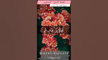 هل ادلكم على تجارة تنجيكم من عذاب اليم المنشاوي 