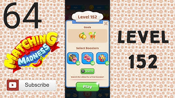 Matching Madness: Match 3 Puzzle games. Level 152 #tinytacticsgames