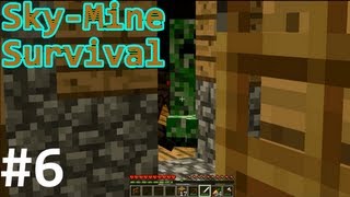 Minecraft: Sky-mine Survival Ep.6 Safely Slabs!
