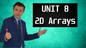 AP Computer Science A Unit 8 Review - 2D Arrays - Rows & Columns - Traverse - Sort - Search - CSA