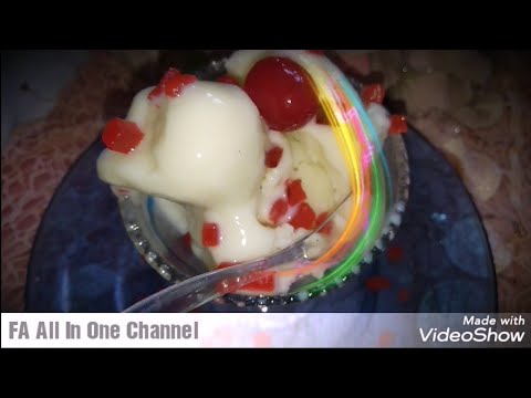 Ice-cream vanilla with only 2 ingredients 🤓😋😋super Taste