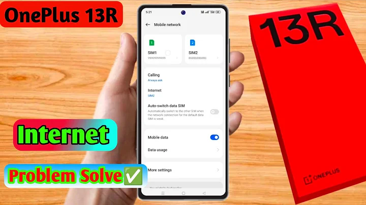 oneplus 13r internet problem, oneplus 13r internet not working