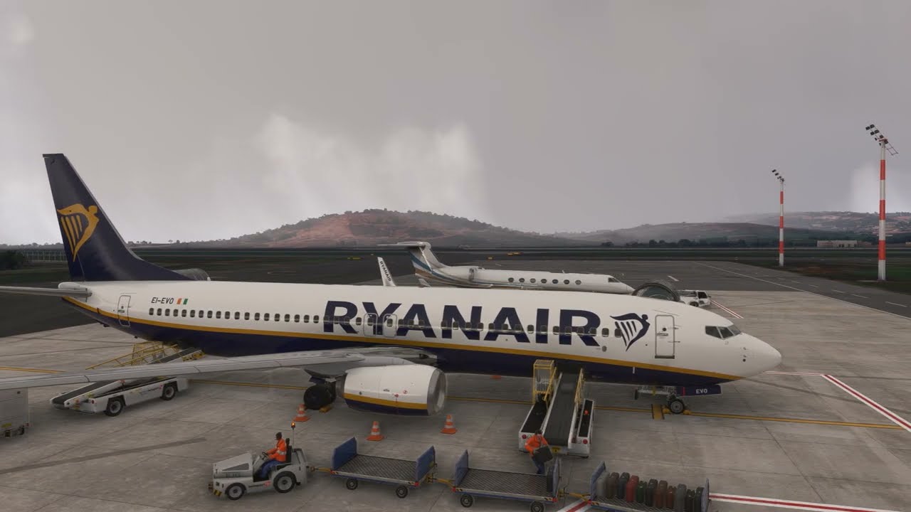 MSFS2024 PMDG 737 Ryan air 2392 Morocco to Malaga in Spain on vatsim