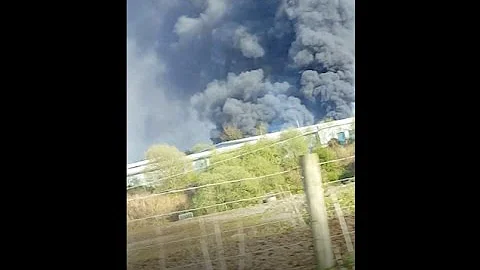 Fire in Bury at Abbey Skip Hire