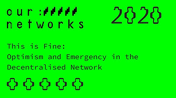 This Is Fine: Optimism And Emergency In The Decentralised Network by Cade Diehm