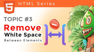 HTML #1 🟠 How to remove white space between two inline block elements