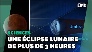 Les images de la plus longue éclipse lunaire depuis 1440