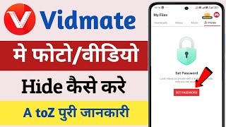 Vidmate App Me Photo Video Hide Kaise Kare || How To Hide Photo And Video In Vidmate App screenshot 4