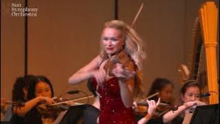 Caroline Campbell with the Sun Symphony Orchestra