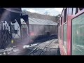 Steam train departing Grosmont,North York moors 28/3/24 #nymr #steamlocomotive