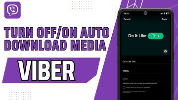How To Turn On/Off Automatic Download Media Over Mobile Network on Viber  New (2023)