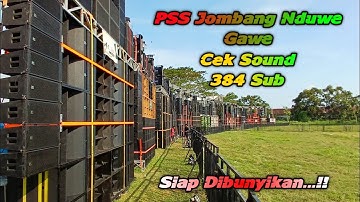 PSS Jombang Ready Cek Sound Bareng 16 Rental Sound Di Lapangan Randuwatang Jombang