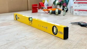 Thước nivo cân bằng 60cm, 3 bọt thủy, độ chính xác 0.029 độ Stabila 02324. Sản xuất tại ĐứC