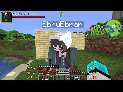 Sezon 11 Minecraft Modlu Survival Bölüm 3 (Ebru) - Evcil Tahta Blok