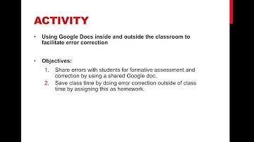 Mobile Learning in the ESL Classroom Using Google Docs