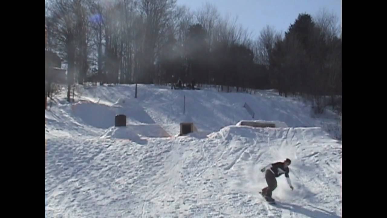 Worlds Best Backyard Snowboarding YouTube