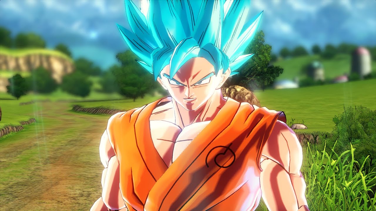 Dragon Ball Xenoverse - SSGSS Goku Gameplay [Official DLC ...