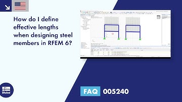 FAQ 005240 | How do I define effective lengths when designing steel members in RFEM 6?