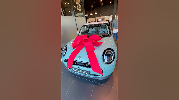 Подарок на 18 лет. #mini #minicooper #automobile автомобили #деньрождения