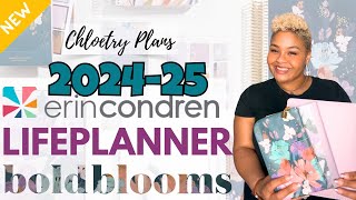 NEW 202425 Erin Condren Bold Blooms LifePlanner | Chloetry Plans