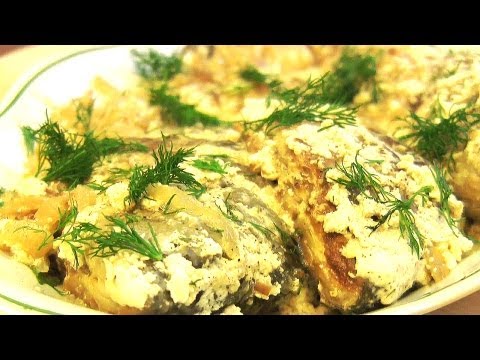 Видео рецепт Рыба под сметаной