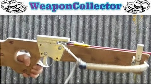 Making a homemade Crossbow - Part 5