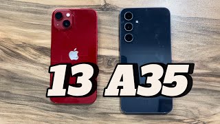Samsung Galaxy A35 vs iPhone 13