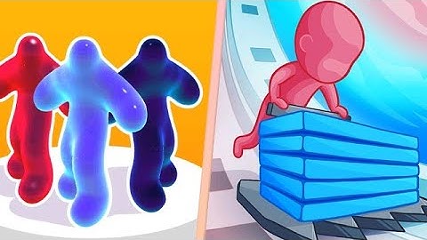 Stack colour Vs Blob Runner - All Levels Gameplay Android iOS walkthrough @Tommaddy1156