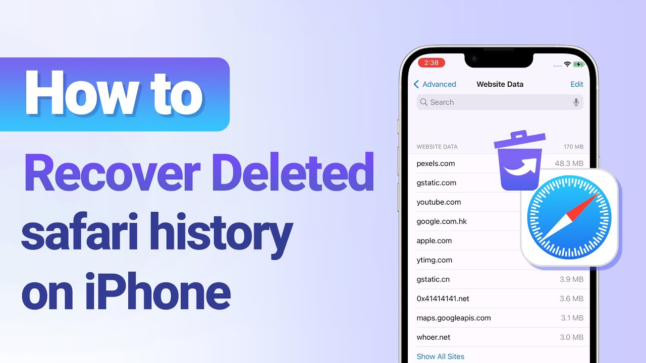 recover deleted safari history on iphone