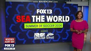 KCPQ Fox 13 "Seattle News Tonight" at 5pm Sunday cold open June 14, 2026