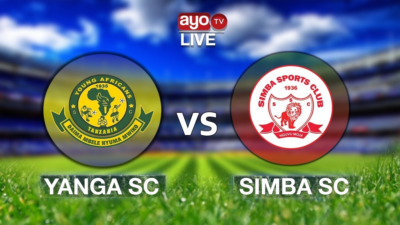 Live Yanga 1 Vs Simba 0 Kutoka Uwanja Wa Mkapa First Half