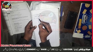 First Degree Equation Applied Math For Business | First Degree Equations - Exercise 1.1 Question 5