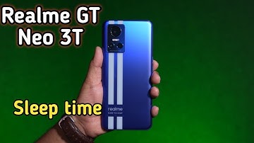 How To Change Screen Lock Time Setting In Realme GT Neo 3T, Realme GT Neo 3T,Sleep Time