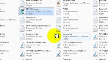 COMO CREAR UNA SECUENCIA DE COMANDOS VBS - Bloc de notas