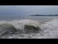 Waves Destroy Our Sandcastle!!