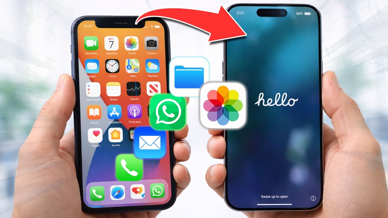 Cómo Pasar TODOS los DATOS de un iPhone a otro iPhone 2026 - YouTube