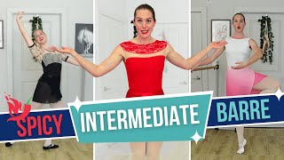 Spicy Intermediate Ballet Barre Follow-Along Class - Let&#39;s Dance!
