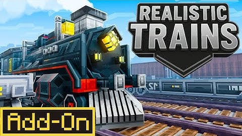 REALISTIC TRAINS | Add-On Showcase | Minecraft Marketplace