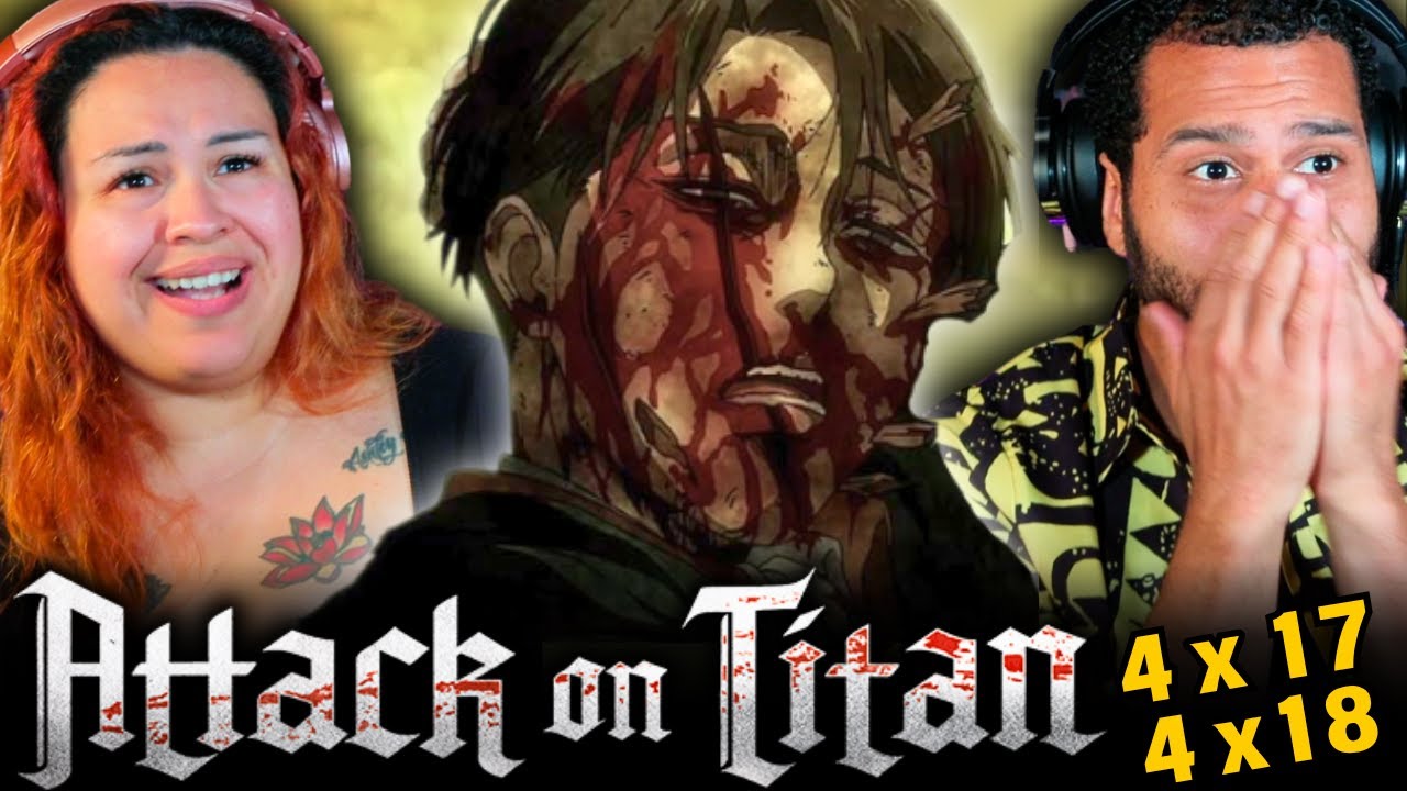 THIS ISN'T REAL!! Attack on Titan 4x17 4x18 Reaction! First Time Watching and Commentary!